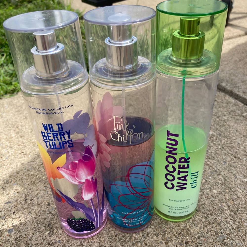 Bath & Body Works Spray bundle